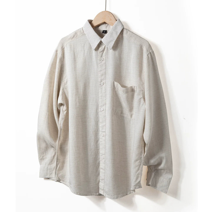 Linen Drape Loose Casual Shirt