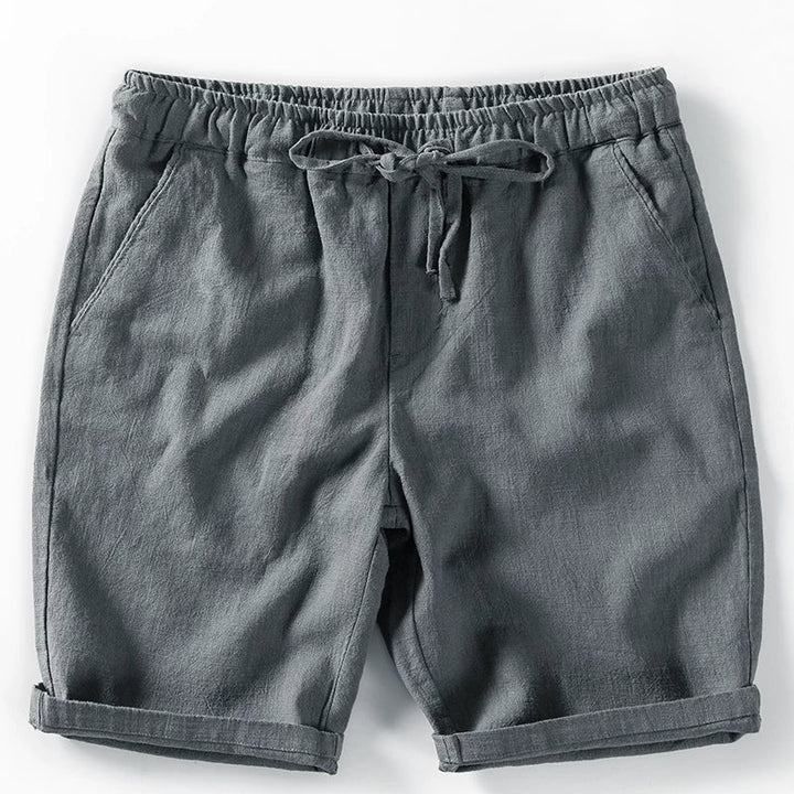 Retro Loose Elastic Waist Breathable Casual Shorts