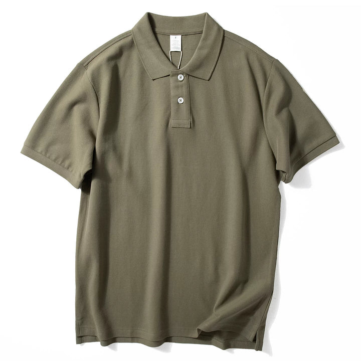 Breathable Pure Cotton Casual Polo Shirt