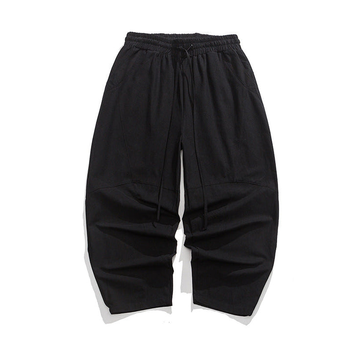 Linen Casual Lantern Wide-leg Pants