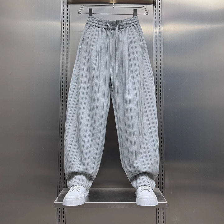 Vertical Striped Loose Casual Pants