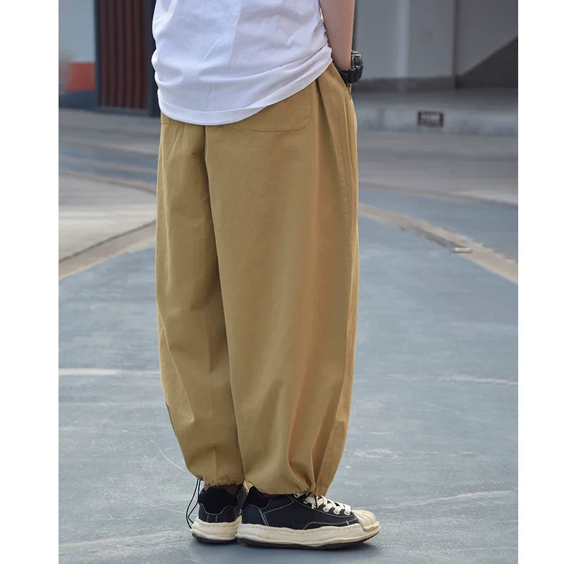 Loose-fitting Straight-leg Cropped Trousers