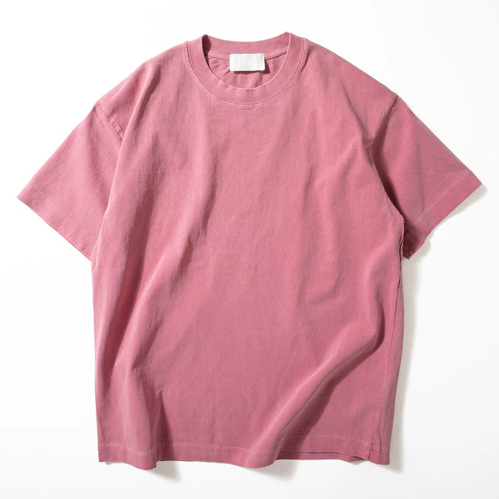 260g Heavyweight Retro Loose Casual Solid Color T-shirt