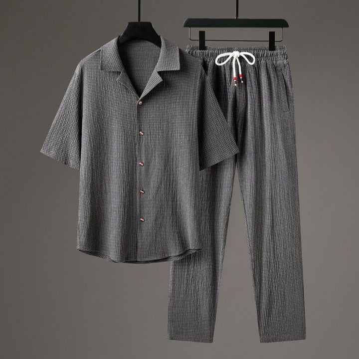 Thin Summer Solid Color Two-piece set