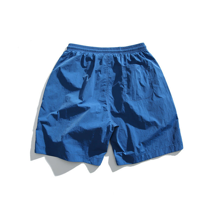 Embroidered Quick-Dry Casual Shorts
