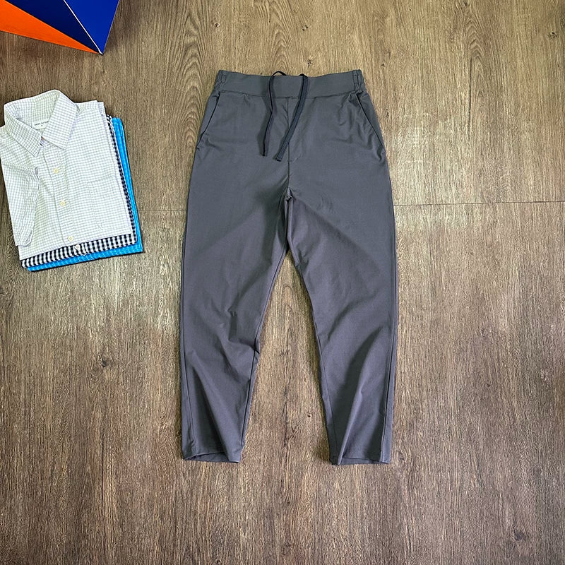 Stretchy Quick-Drying Straight-Leg Casual Pants