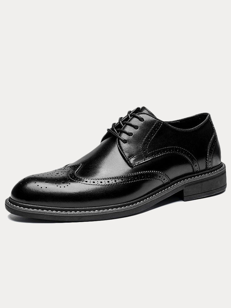 Wingtip Leather Brogue Shoes