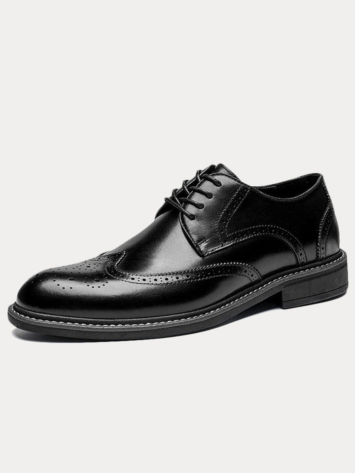 Wingtip Leather Brogue Shoes