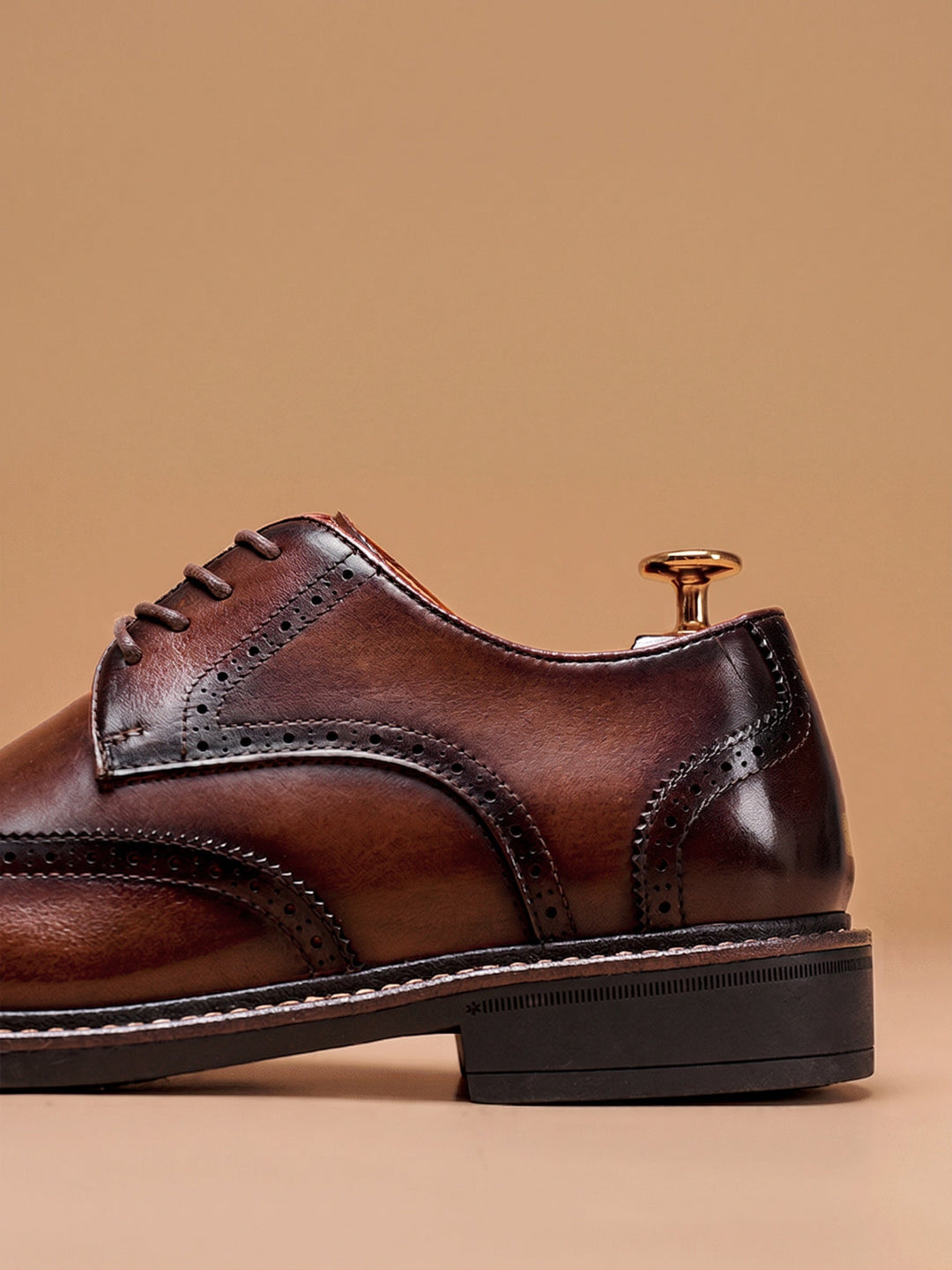 Wingtip Leather Brogue Shoes