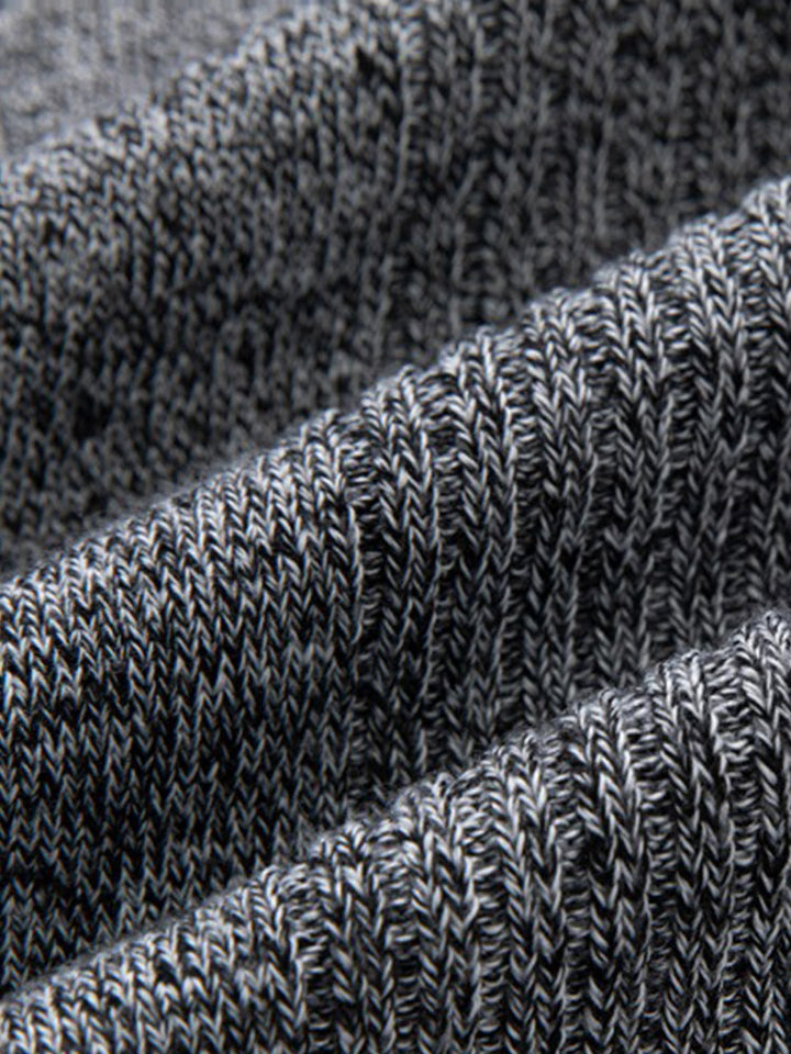 Solid Ribbed Knit Open Front Cardigan