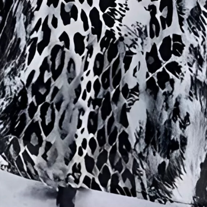 Retro Leopard Print Loose Casual Shirt