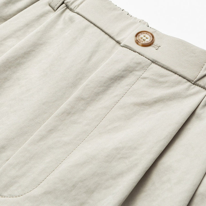Japanese Loose-fitting Textured Wide-leg Pants
