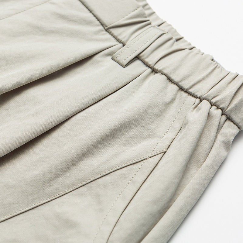Japanese Loose-fitting Textured Wide-leg Pants