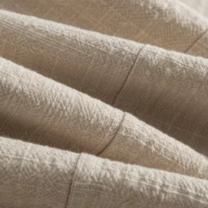 Zen-inspired Elastic Waist Loose Casual Pants