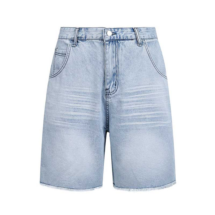 Frayed Denim Shorts