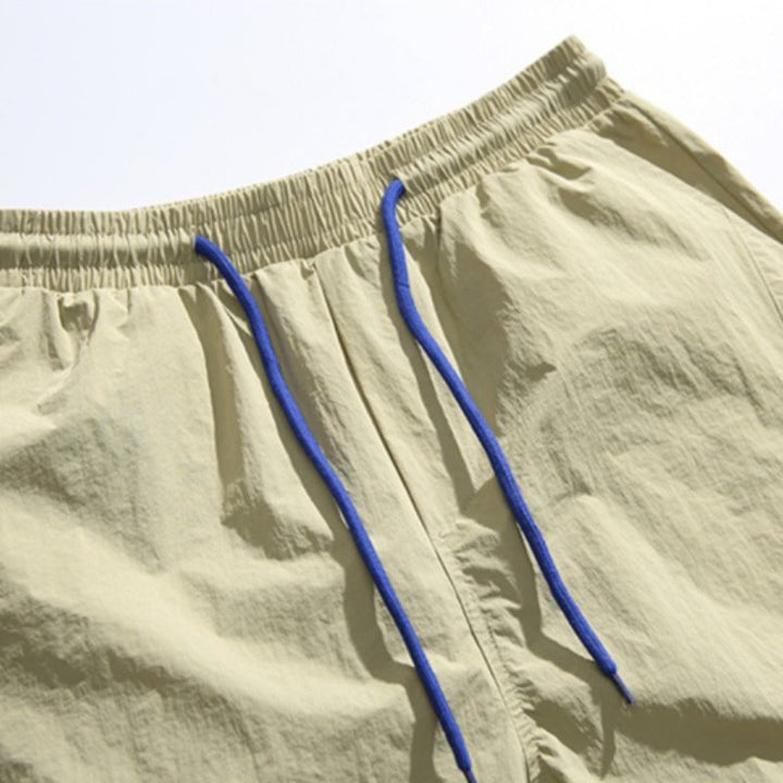 Embroidered Quick-Dry Casual Shorts