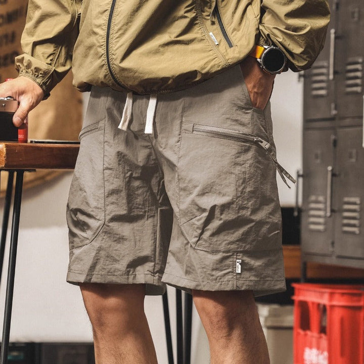 Gorpcore Cooling Ice Silk Lightweight Cargo Shorts