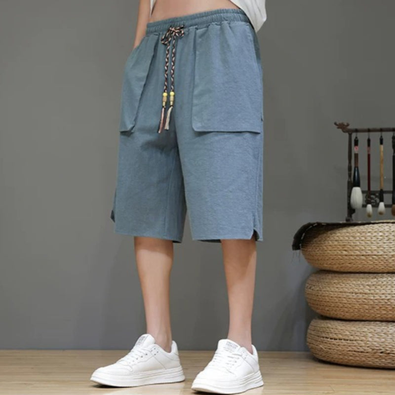 Thin Loose-fitting Straight-leg Casual Shorts