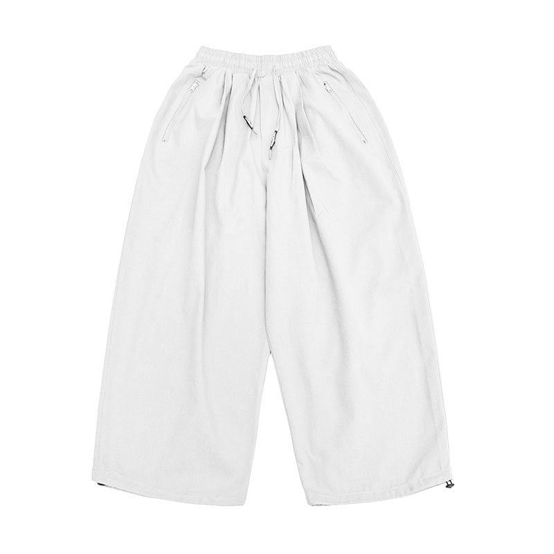 Loose-fitting Straight-leg Cropped Trousers