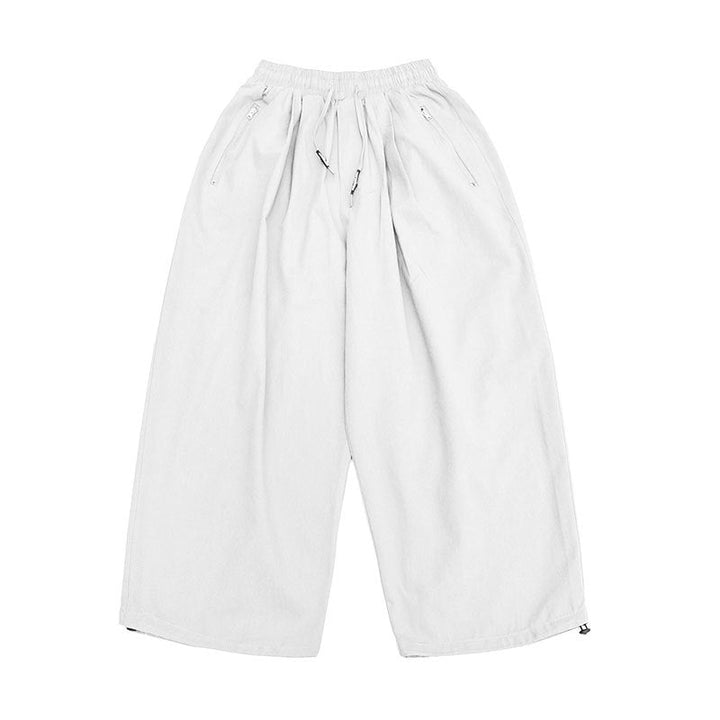 Loose-fitting Straight-leg Cropped Trousers
