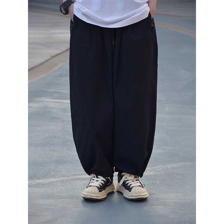 Loose-fitting Straight-leg Cropped Trousers