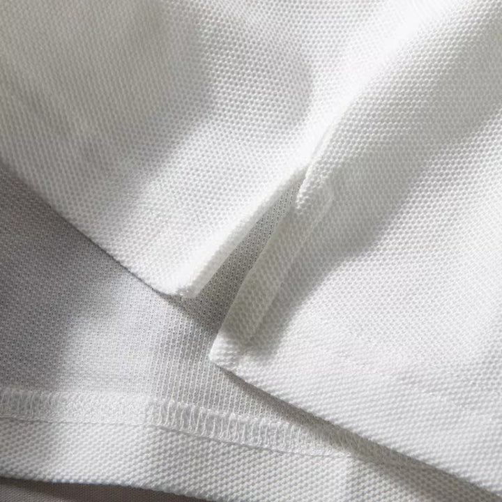 Breathable Pure Cotton Casual Polo Shirt
