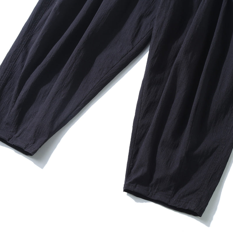 Summer Wide-Leg Crop Pants