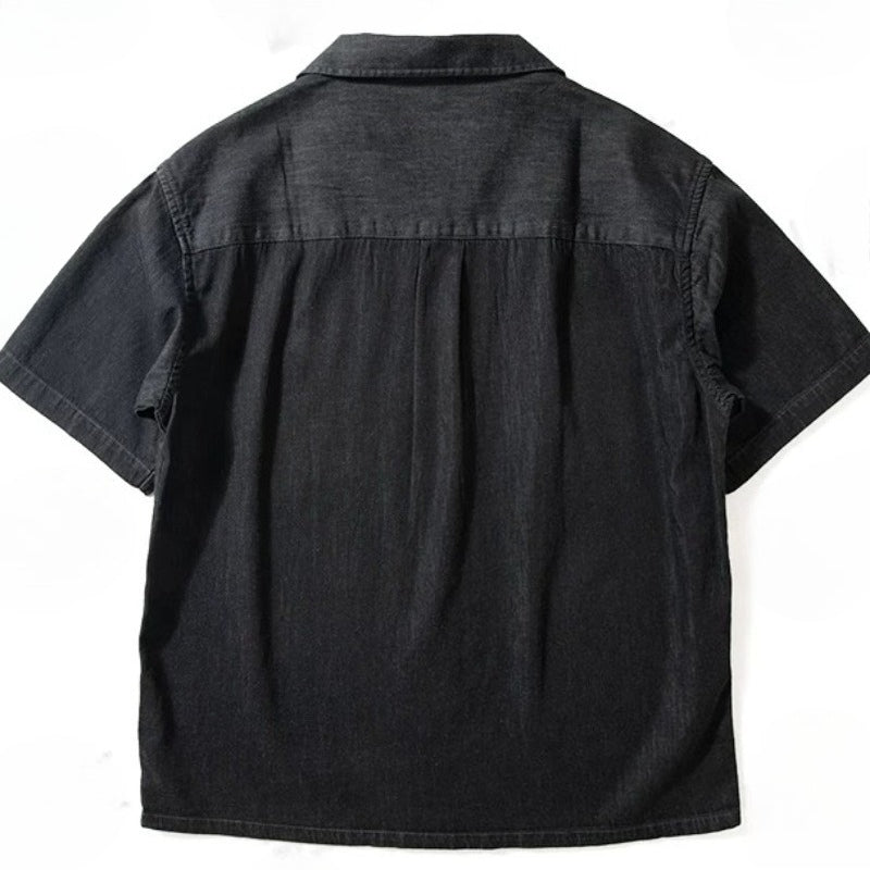 Denim Retro Casual Shirt