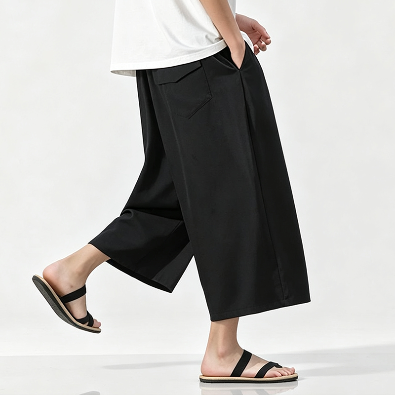 Ice Silk Thin Loose Wide-leg Casual Pants