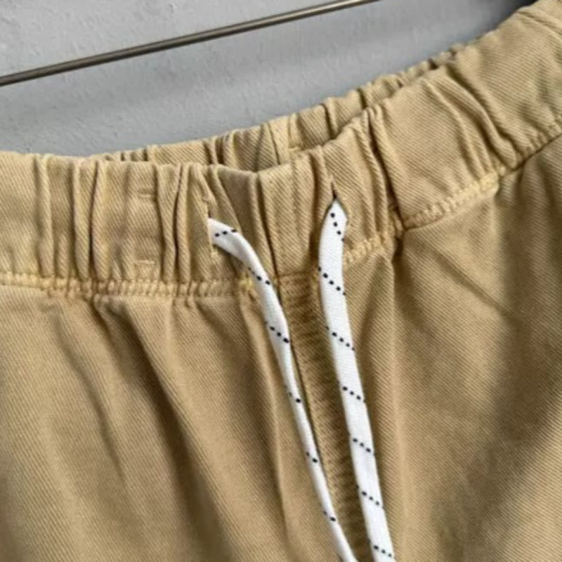Summer Washed Retro Pure Cotton  Shorts
