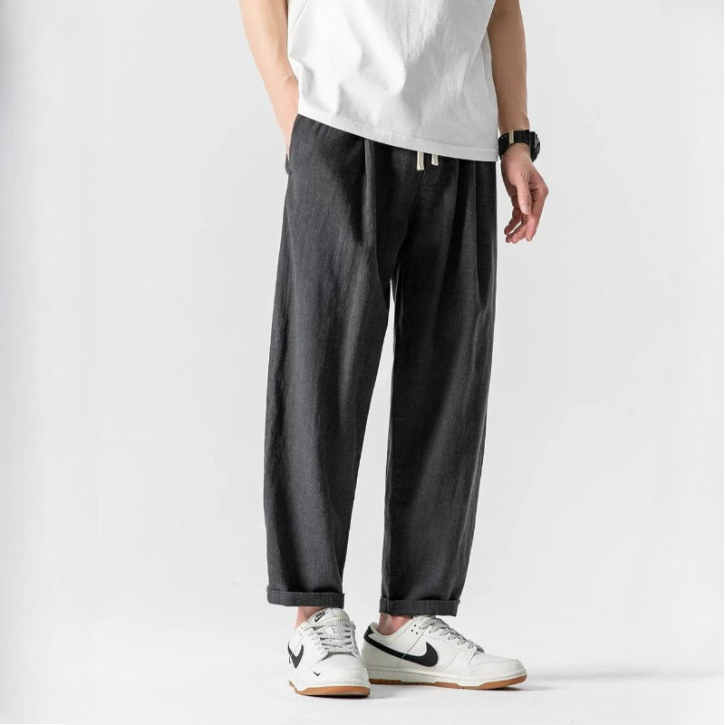 Loose-fitting Casual Straight Pants