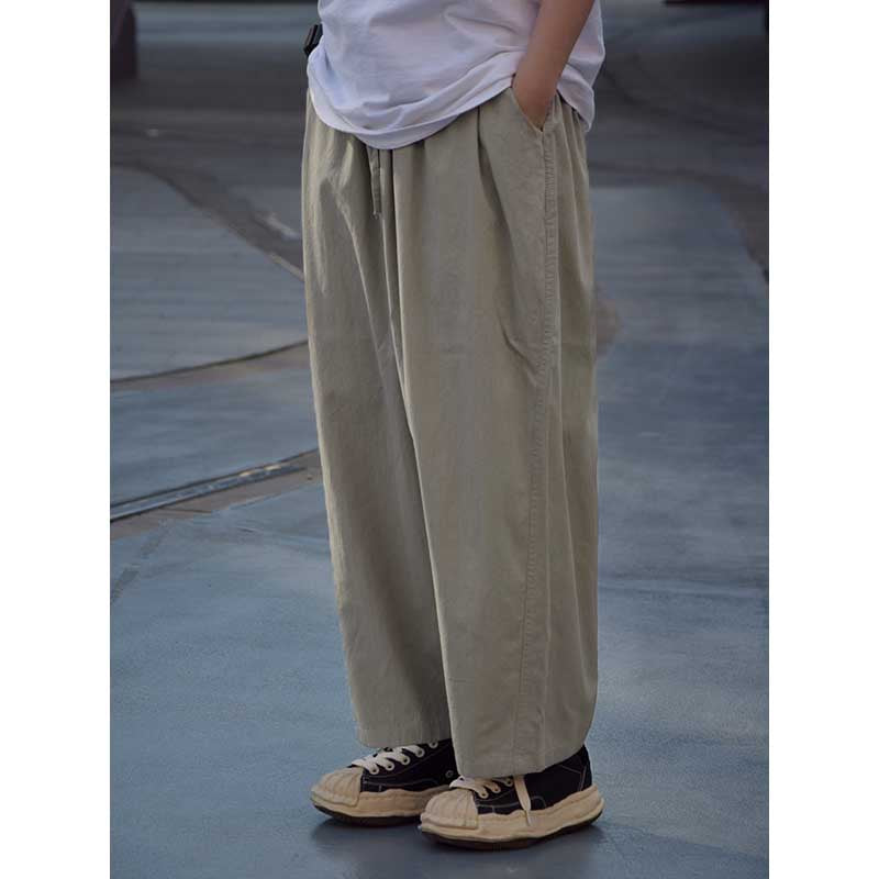 Loose-fitting Wide-leg Casual Straight-leg Pants
