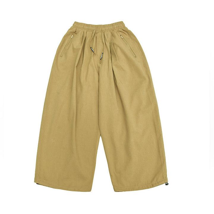 Loose-fitting Straight-leg Cropped Trousers