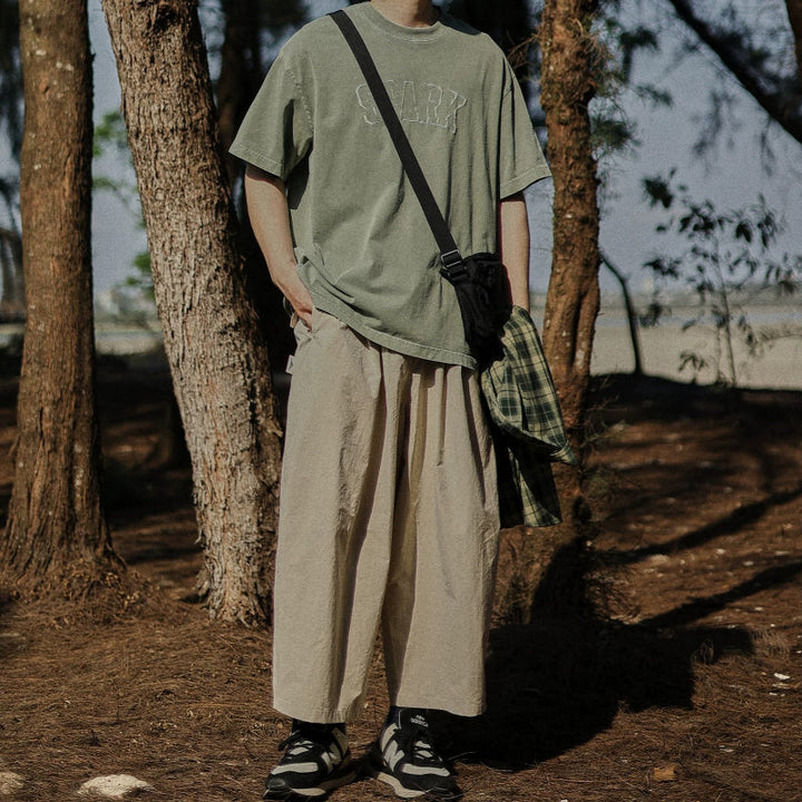 Japanese Loose-fitting Retro Casual Cropped Lantern Pants