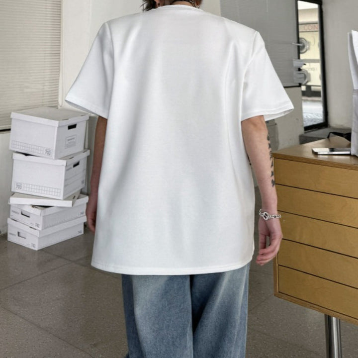Crew Neck Letter Print Loose T-shirt
