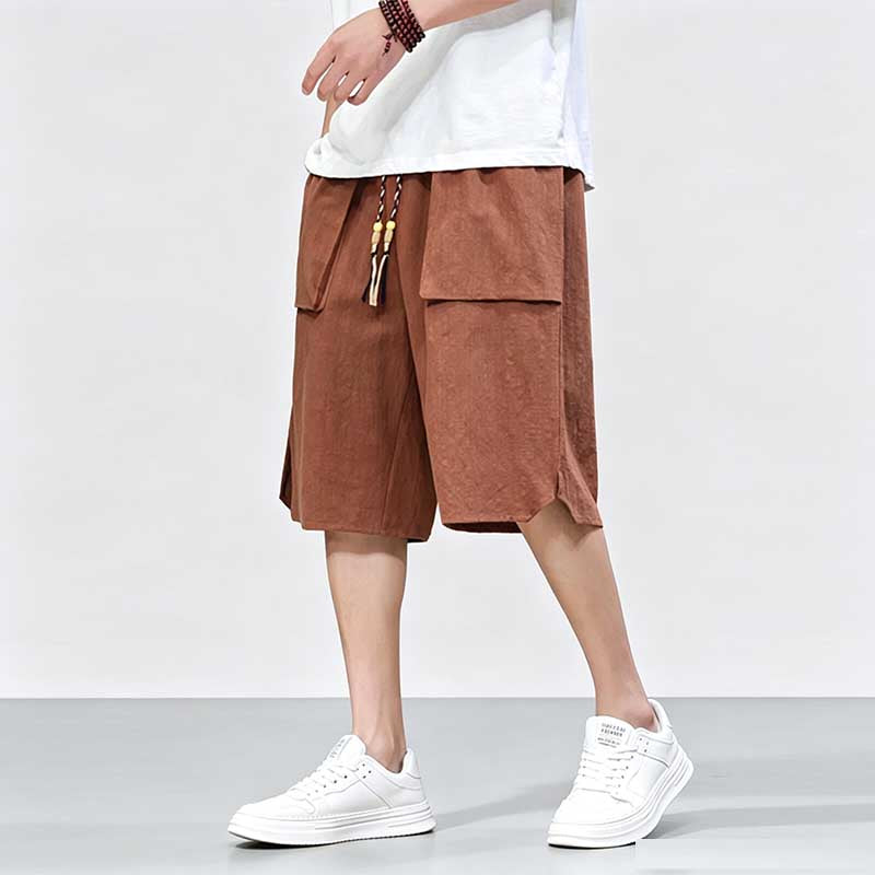 Thin Loose-fitting Straight-leg Casual Shorts