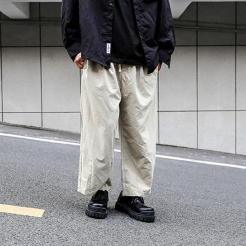 Japanese Solid Color Straight Leg Pants