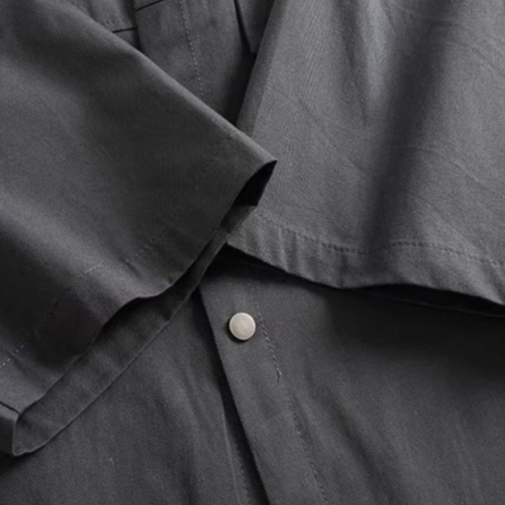 Casual Retro Solid Color Loose T-shirt