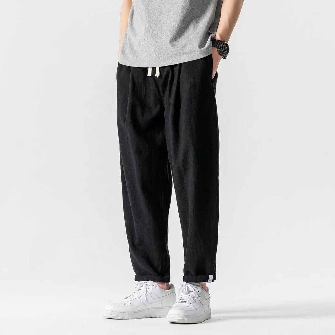Loose-fitting Casual Straight Pants
