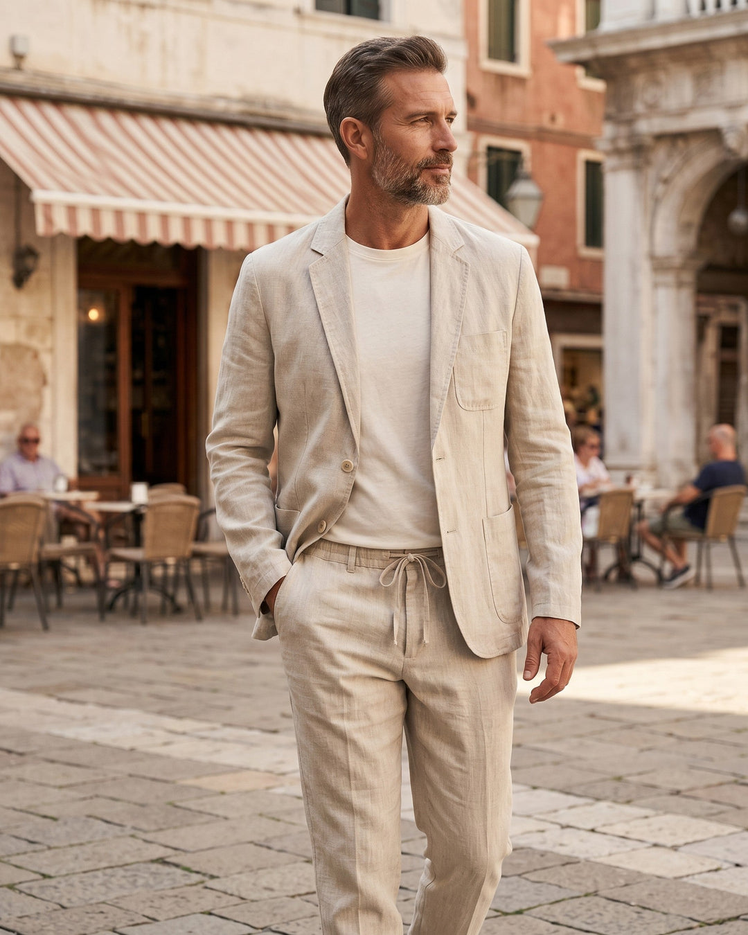 Linen Suit Set