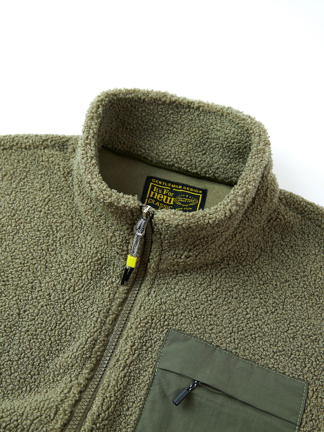 Teddy Fleece Zip Up Coat