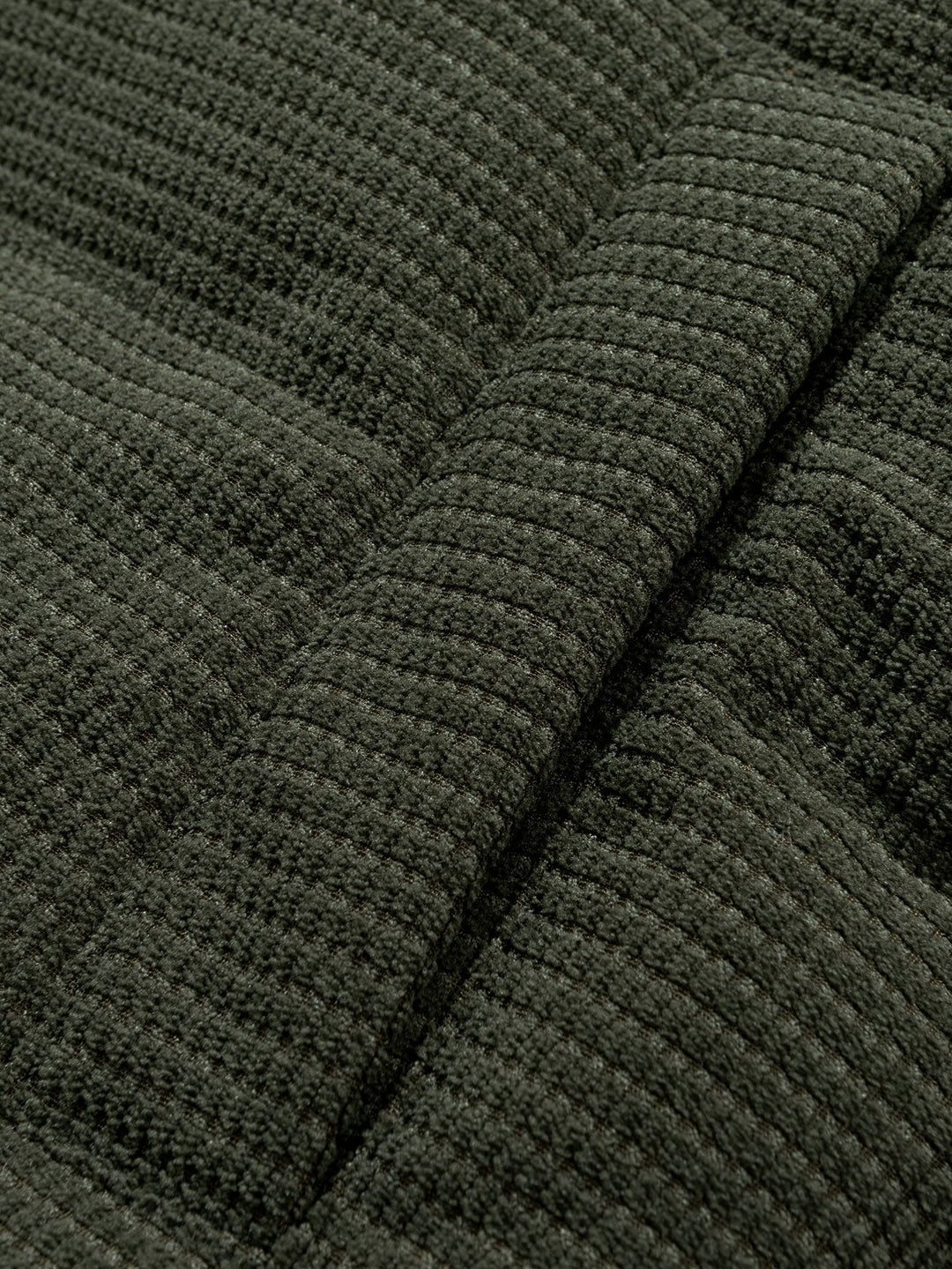 Teddy Lined Corduroy Hooded Puffer Coat
