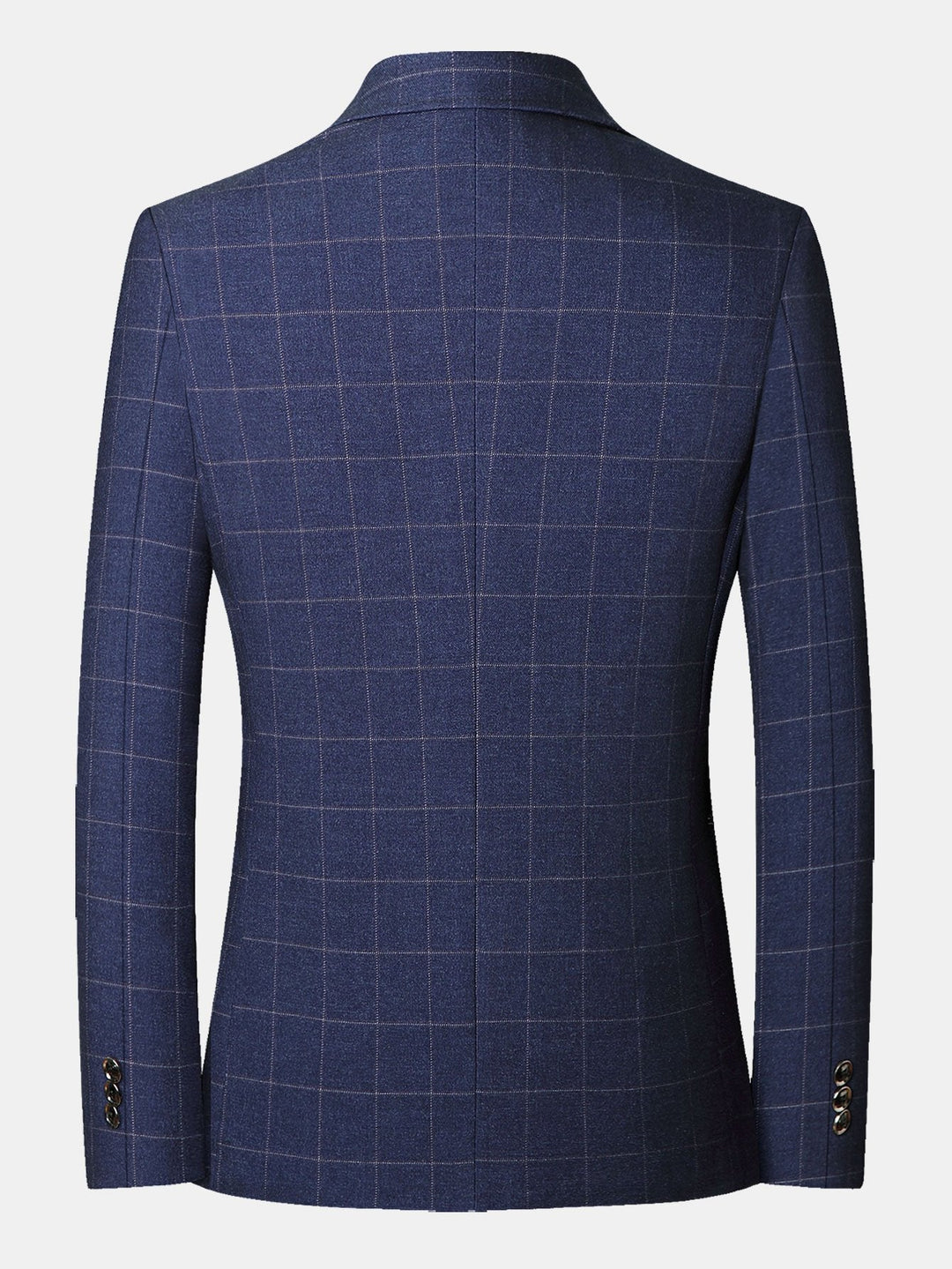 Man Plaid Blazer