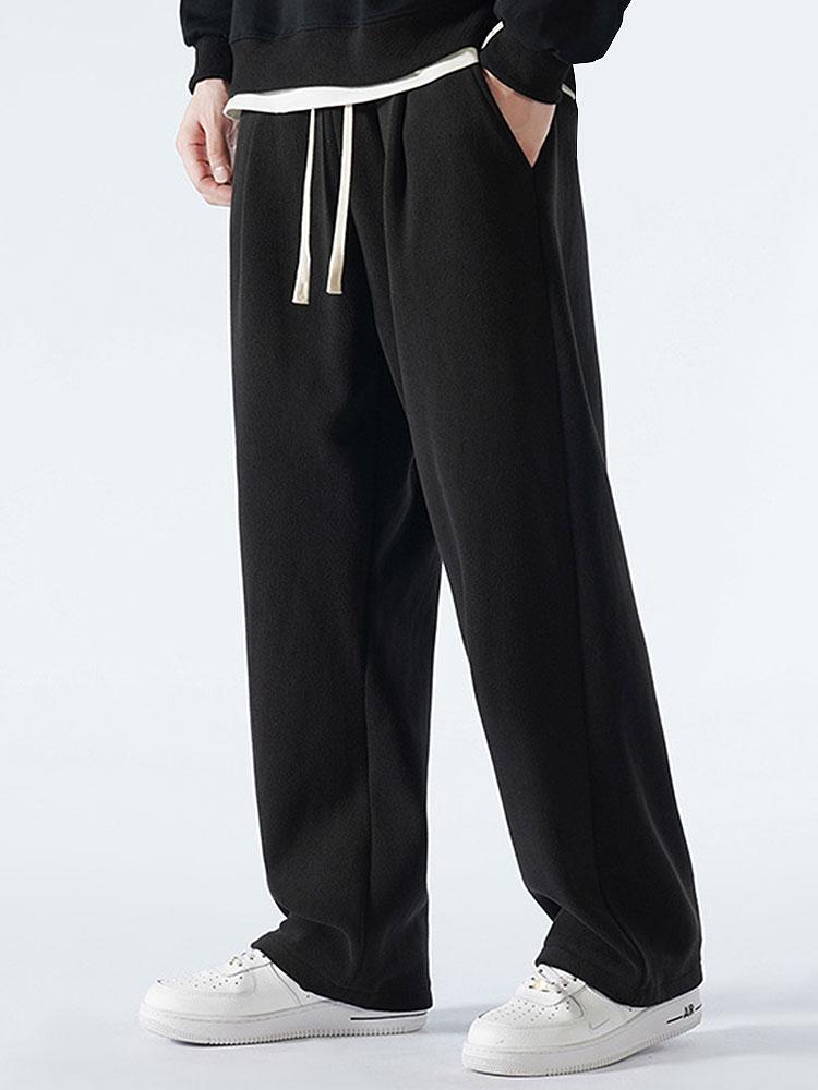 Polar Fleece Loose Fit Straight Leg Pants