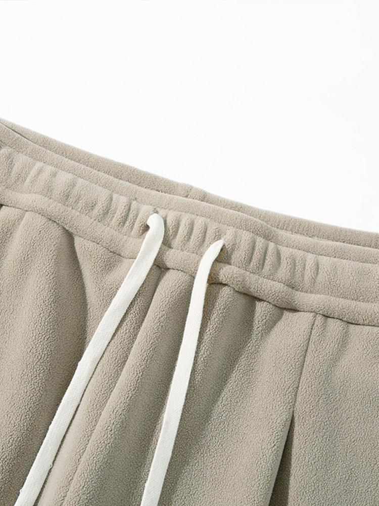 Polar Fleece Loose Fit Straight Leg Pants