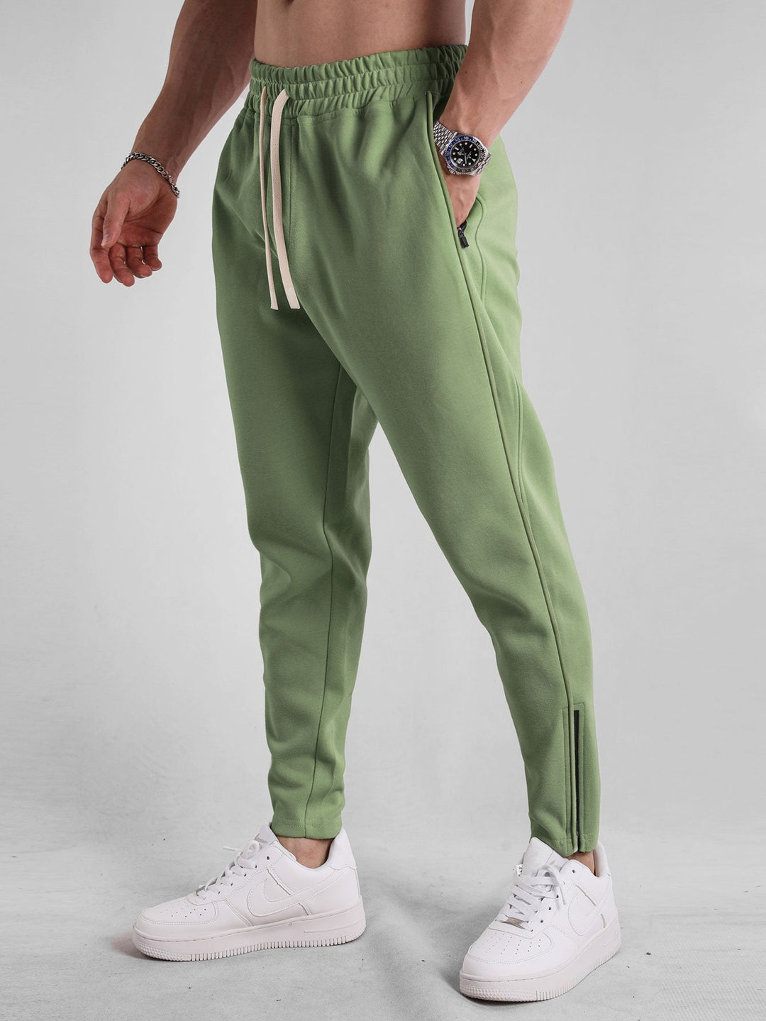 Zip Hem Jogger Pants