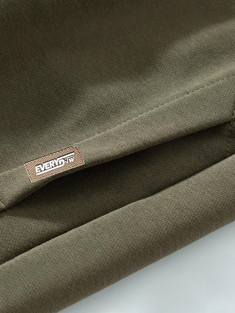 Drawstring Cotton Jogging Pants