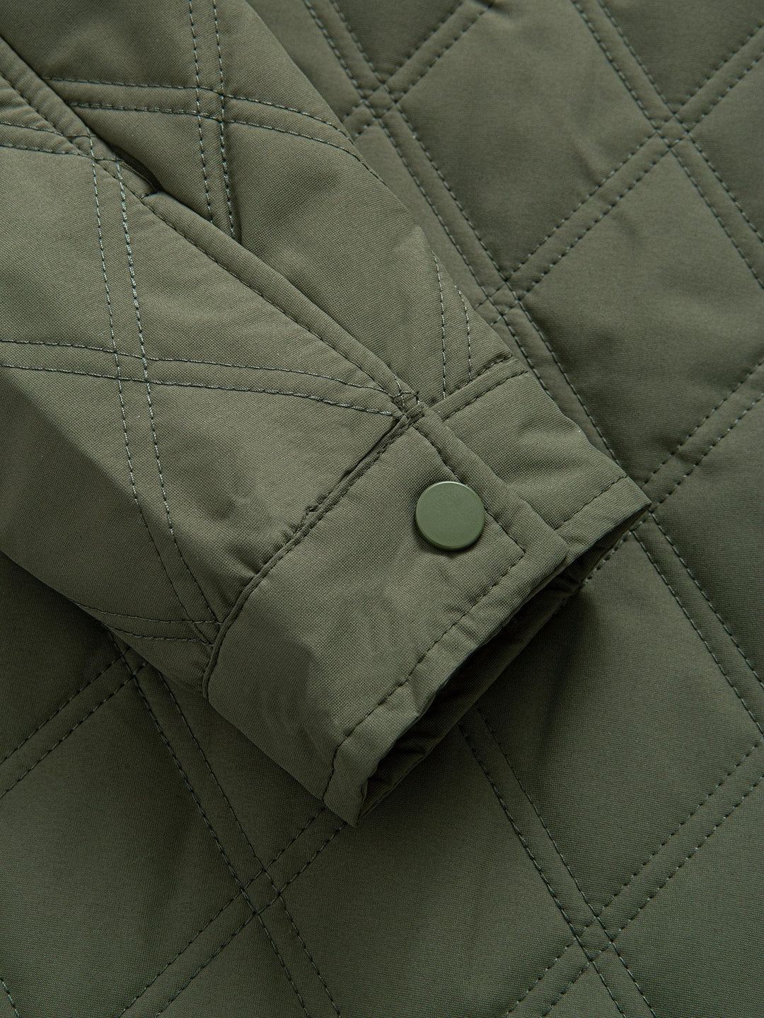 Quilted Button Up Overshirt