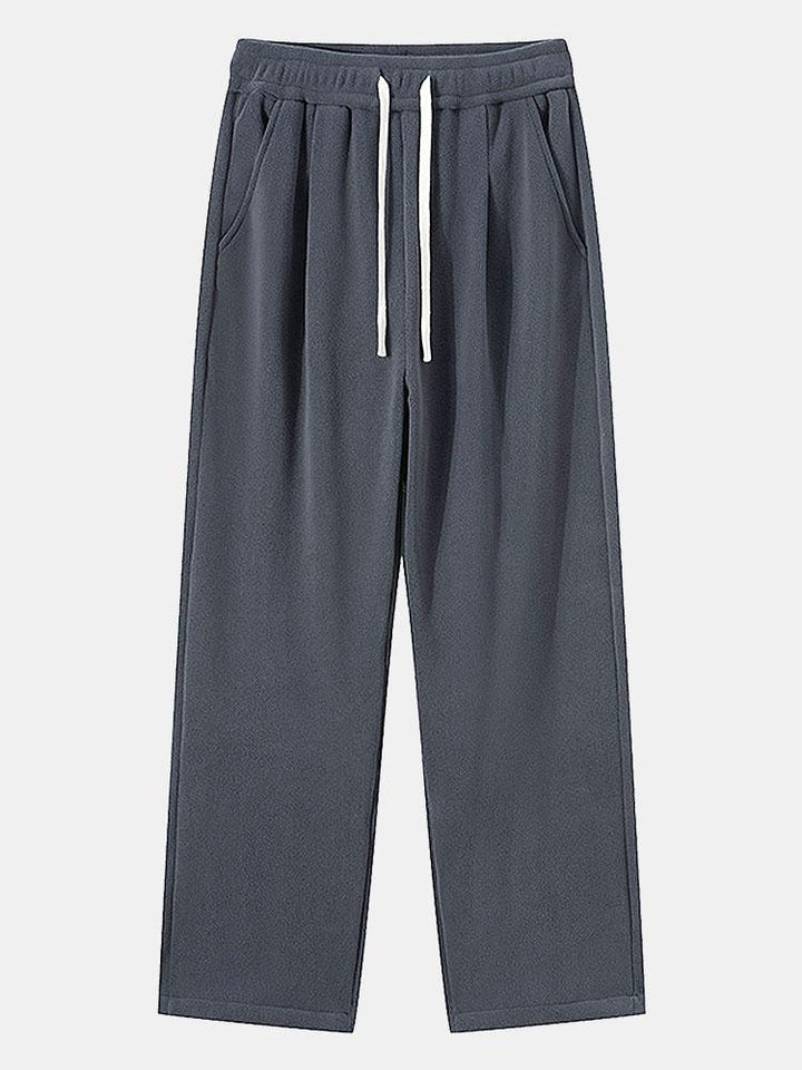 Polar Fleece Loose Fit Straight Leg Pants