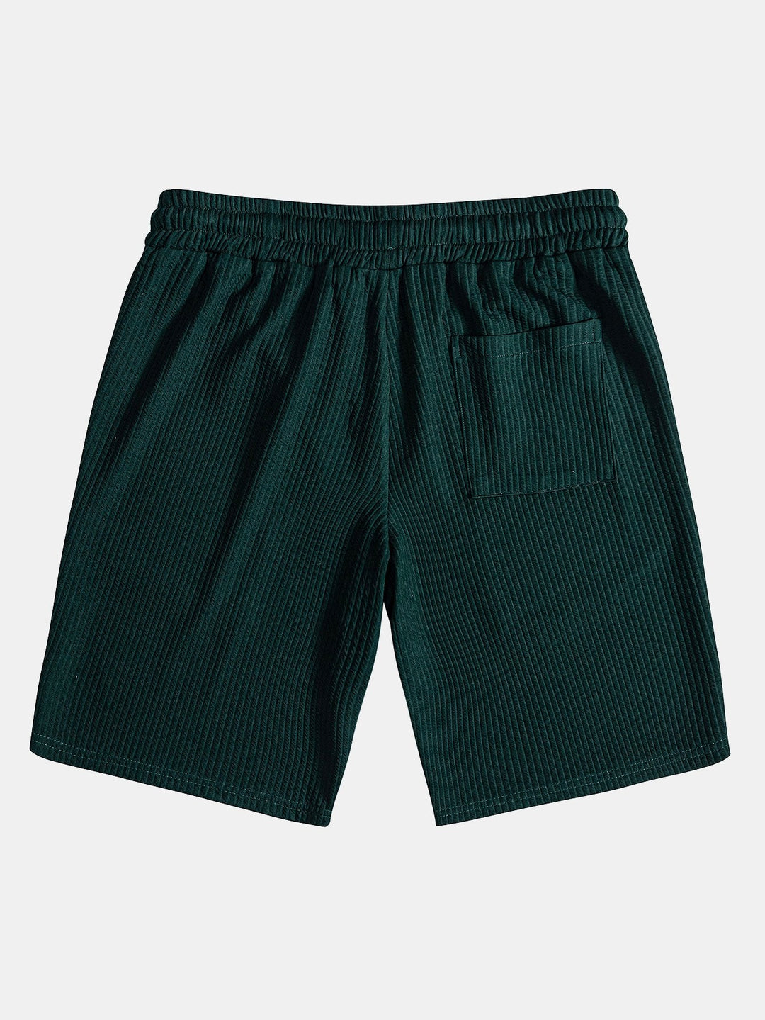 Muscle Fit Ribbed Half Zip Polo &amp; Shorts